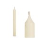 Ensemble de Bougies Acorde 123-B-AR Crème 2 x 2 x 15 cm (12 Unités): Plus de 300.000 produits de grandes marques en vente direct