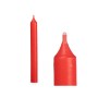 Ensemble de Bougies Acorde 123-C-AR Rouge 2 x 2 x 15 cm (12 Unités): Plus de 300.000 produits de grandes marques en vente direct