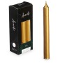 Ensemble de Bougies Acorde 123-D-AR Doré 2 x 2 x 15 cm (12 Unités): Plus de 300.000 produits de grandes marques en vente directe
