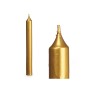 Ensemble de Bougies Acorde 126-D-AR Doré 2 x 2 x 20 cm (12 Unités): Plus de 300.000 produits de grandes marques en vente directe