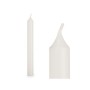 Ensemble de Bougies Acorde 123-A-AR Blanc 2 x 2 x 15 cm (12 Unités): Plus de 300.000 produits de grandes marques en vente direct
