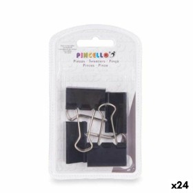Pinces de serrage Pincello 392 Noir Métal Trombone Grand (24 Unités): Plus de 300.000 produits de grandes marques en vente direc