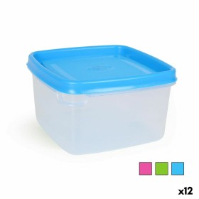 Panier-repas carré avec couvercle 500 ml Carré 12 x 12 x 7 cm (12 Unités): Plus de 300.000 produits de grandes marques en vente 