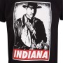 T shirt à manches courtes Indiana Jones Indy Noir Unisexe: Plus de 300.000 produits de grandes marques en vente directe à prix u