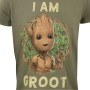 T shirt à manches courtes Marvel Badge Vert Unisexe: Plus de 300.000 produits de grandes marques en vente directe à prix usine s
