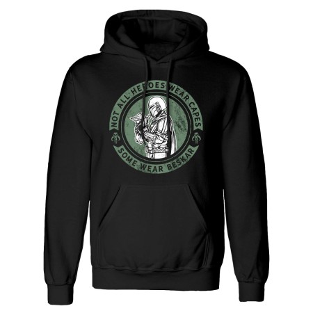 Sweat à capuche homme The Mandalorian Wear Beskar Noir: Plus de 300.000 produits de grandes marques en vente directe à prix usin