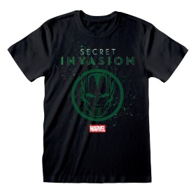T shirt à manches courtes Marvel Logo Icon Noir Unisexe: Plus de 300.000 produits de grandes marques en vente directe à prix usi
