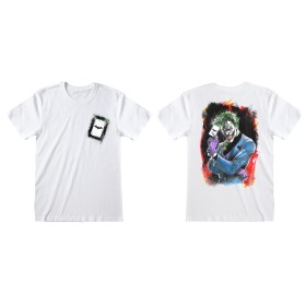T shirt à manches courtes DC Comics Batman Card Blanc Unisexe: Plus de 300.000 produits de grandes marques en vente directe à pr