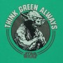 T shirt à manches courtes Star Wars Yoda Think Green Vert Unisexe: Plus de 300.000 produits de grandes marques en vente directe 