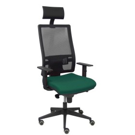 Chaise de Bureau avec Appui-tête Horna P&C BALI426 Vert foncé: Plus de 300.000 produits de grandes marques en vente directe à pr