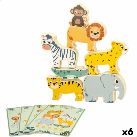 Jeu de construction + figurines Woomax animaux 16 Pièces 7 x 7 x 1,5 cm (6 Unités): Plus de 300.000 produits de grandes marques 