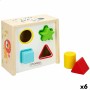 Puzzle enfant en bois Woomax Formes 13,5 x 7,5 x 13 cm (6 Unités): Plus de 300.000 produits de grandes marques en vente directe 