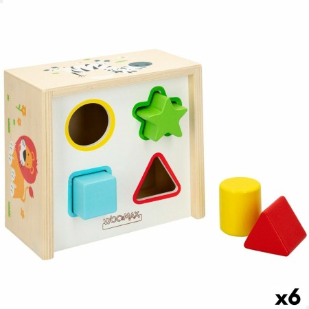 Puzzle enfant en bois Woomax Formes 13,5 x 7,5 x 13 cm (6 Unités): Plus de 300.000 produits de grandes marques en vente directe 