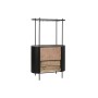 Range Bouteilles Home ESPRIT Noir Naturel Métal Sapin 90 x 36 x 150 cm: Plus de 300.000 produits de grandes marques en vente dir
