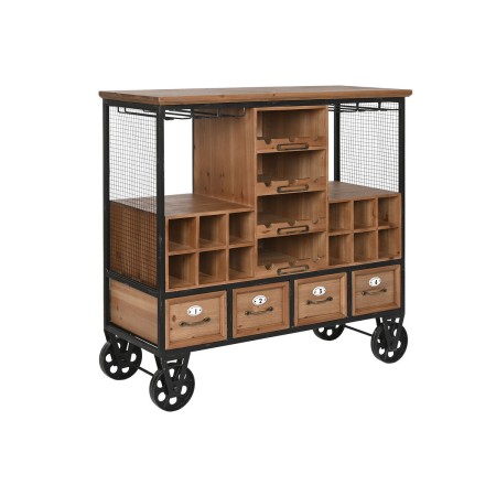 Range Bouteilles Home ESPRIT Marron Noir Métal Sapin 94 x 37 x 91 cm: Plus de 300.000 produits de grandes marques en vente direc