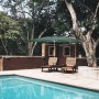 Marbueno Parasol Acier 8 Baleines D300 cm Polyester Vert Jardin, Piscine et Terrasse 10190: Plus de 300.000 produits de grandes 