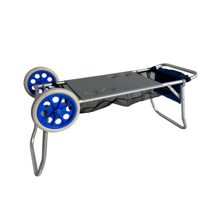 Marbueno Chariot Porte-chaises Aluminium Convertible Table Rétractable Camping et Plage 108X51X51 cm 10361: Plus de 300.000 prod