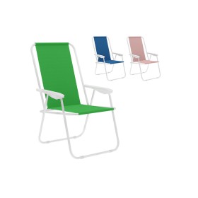 Marbueno Chaise Pliante Acier Assortie Plage et Piscine 59X51X83 cm 10170: Plus de 300.000 produits de grandes marques en vente 