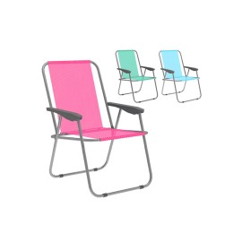 Marbueno Chaise Pliante Acier Assortie Plage et Piscine 59X51X75 cm 10354: Plus de 300.000 produits de grandes marques en vente 