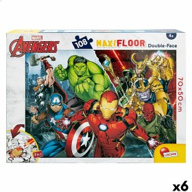 Puzzle Enfant The Avengers Double face 108 Pièces 70 x 1,5 x 50 cm (6 Unités): Plus de 300.000 produits de grandes marques en ve