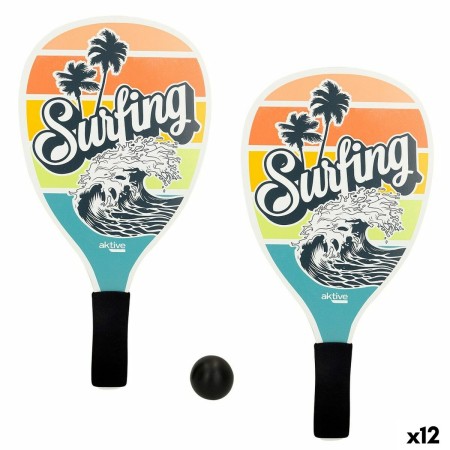 Raquettes de Plage avec Balle Aktive Surf 20 x 40 cm (12 Unités): Plus de 300.000 produits de grandes marques en vente directe à