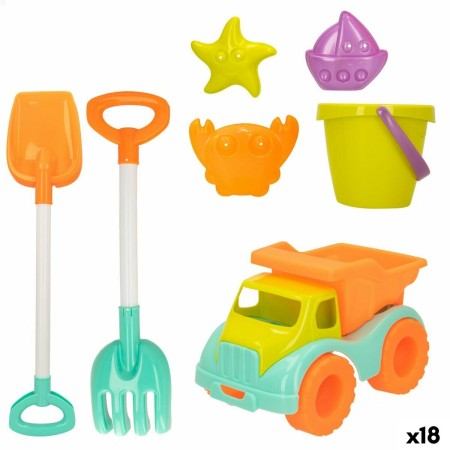 Set de jouets de plage Colorbaby 7 Pièces Camion (18 Unités): Plus de 300.000 produits de grandes marques en vente directe à pri