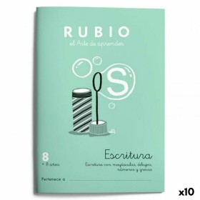 Cahier d'écriture et de calligraphie Rubio Nº8 A5 Espagnol 20 Volets (10 Unités): Plus de 300.000 produits de grandes marques en