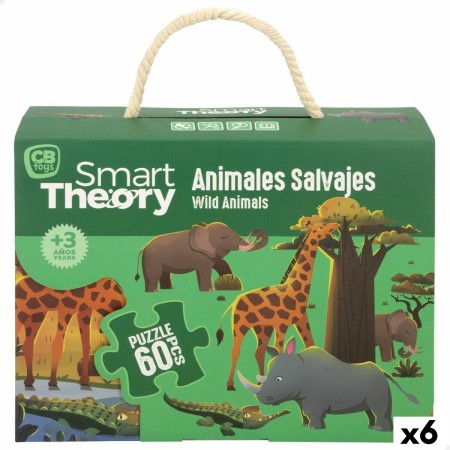 Puzzle Enfant Colorbaby Wild Animals 60 Pièces 60 x 44 cm (6 Unités): Plus de 300.000 produits de grandes marques en vente direc