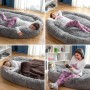 Lit de Chien pour Humains Human Dog Bed XXL InnovaGoods Grey: Plus de 300.000 produits de grandes marques en vente directe à pr