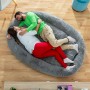 Lit de Chien pour Humains Human Dog Bed XXL InnovaGoods Grey: Plus de 300.000 produits de grandes marques en vente directe à pr