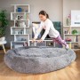Lit de Chien pour Humains Human Dog Bed XXL InnovaGoods Grey: Plus de 300.000 produits de grandes marques en vente directe à pr