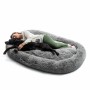 Lit de Chien pour Humains Human Dog Bed XXL InnovaGoods Grey: Plus de 300.000 produits de grandes marques en vente directe à pr