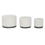 Repose-pied DKD Home Decor Blanc Noir Polyester Bois MDF Scandi 60 x 60 x 45 cm (3 Unités): Plus de 300.000 produits de grandes 