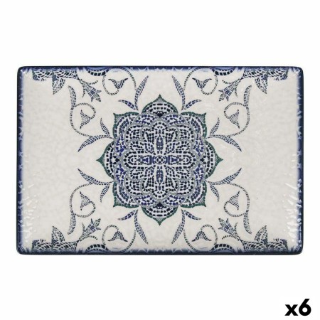 Plat à Gratin La Mediterránea Rosetta Porcelaine Rectangulaire 30 x 20 x 2,5 cm (6 Unités): Plus de 300.000 produits de grandes 