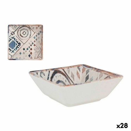 Bol La Mediterránea Grecia Porcelaine Bleu Marron 13 x 13 x 5 cm (28 Unités): Plus de 300.000 produits de grandes marques en ven