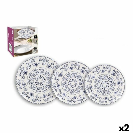 Assietes Inde Blur Grès (2 Unités) (12 pcs): Plus de 300.000 produits de grandes marques en vente directe à prix usine sur cadea
