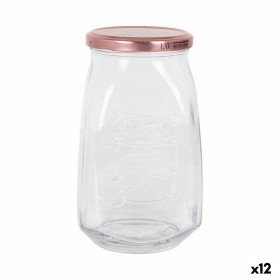 Bocal en Verre Transparent Inde Tasty 1,05 L Avec couvercle (12 Unités): Plus de 300.000 produits de grandes marques en vente di