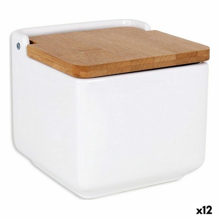 Salière avec couvercle La Mediterránea Bambou 13 x 13 x 12,5 cm (12 Unités): Plus de 300.000 produits de grandes marques en vent
