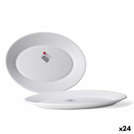 Plat à Gratin Bormioli Toledo Blanc verre Oblongue 30 x 21 x 2,7 cm (24 Unités): Plus de 300.000 produits de grandes marques en 