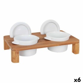 Support Inde Casserole x 2 Bambou Porcelaine 29 x 18 x 6 cm (6 Unités): Plus de 300.000 produits de grandes marques en vente dir