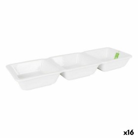 Bol La Mediterránea Yummy Apéritif Porcelaine Blanc 29,3 x 9,5 x 3,3 cm (16 Unités) (29,3 x 9,5 x 3,3 cm): Plus de 300.000 produ