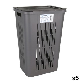Panier à linge Inde Bella 60 L Graphite 40,5 x 33 x 59 cm (5 Unités): Plus de 300.000 produits de grandes marques en vente direc