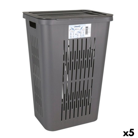 Panier à linge Inde Bella 60 L Graphite 40,5 x 33 x 59 cm (5 Unités): Plus de 300.000 produits de grandes marques en vente direc