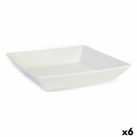 Saladier La Mediterránea Elite Blanc Céramique 21 x 21 x 4,5 cm (6 Unités) (21 x 21 x 4,5 cm): Plus de 300.000 produits de grand