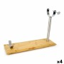 Support à jambon cru Quttin Métal Bambou 48,5 x 16,5 x 2,3 cm (4 Unités): Plus de 300.000 produits de grandes marques en vente d
