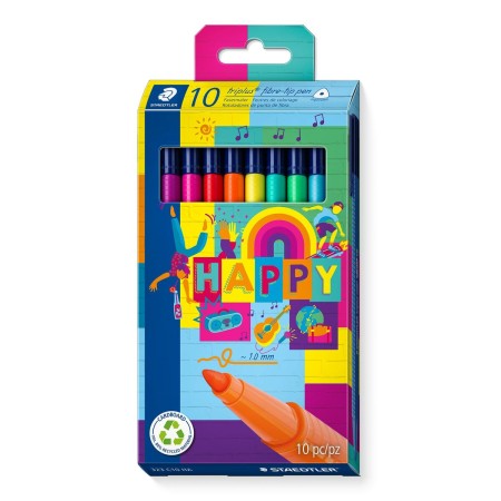 Ensemble de Marqueurs Staedtler Triplus 10 Pièces Multicouleur: Plus de 300.000 produits de grandes marques en vente directe à p