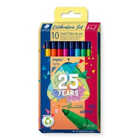 Ensemble de Marqueurs Staedtler Triplus Celebration 10 Pièces Multicouleur: Plus de 300.000 produits de grandes marques en vente