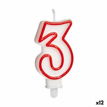 Bougie Anniversaire Numéro 3 (12 Unités): Plus de 300.000 produits de grandes marques en vente directe à prix usine sur cadeaufo
