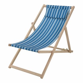 Chaise Pliante avec Repose-Tête Bois Tissu 97 x 56 x 85 cm: Plus de 300.000 produits de grandes marques en vente directe à prix 