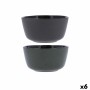 Bol Bidasoa Dark Moon Gris Céramique 780 ml (6 Unités): Plus de 300.000 produits de grandes marques en vente directe à prix usin